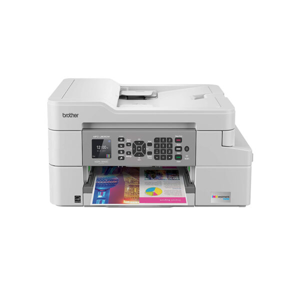 Brother MFC-J805DW INKvestmentTank Color Inkjet All-in-One Printer with Mobile Device and Duplex Printing with Up To 1-Year of Ink In-box